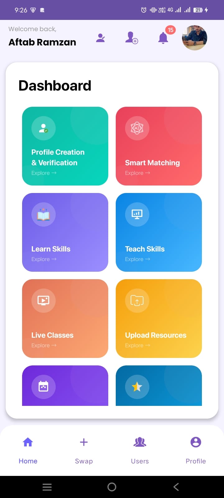 Fitness App screenshot