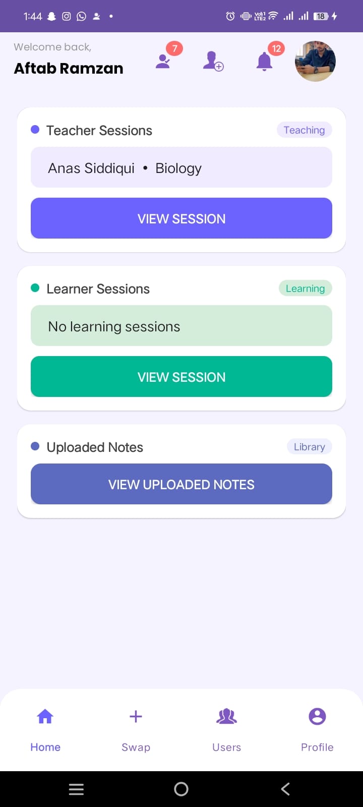 Fitness App screenshot