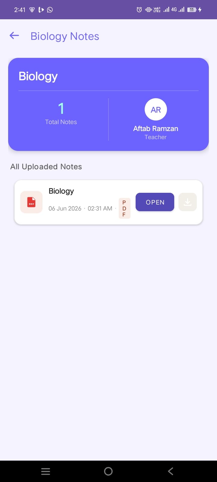 Fitness App screenshot